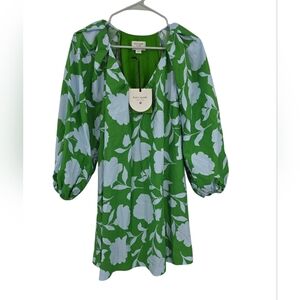 New Kate Spade New York for Target Classic Rose Poplin Mini Dress XS